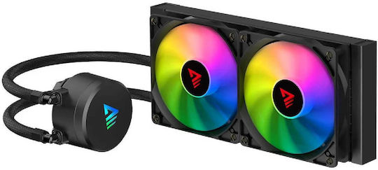 Savio VeloX 240MM Υδρόψυξη AIO CPU με 2 Ανεμιστήρες 120mm και ARGB Φωτισμό