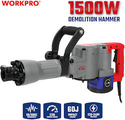 WorkPro WP470601CE Κρουστικό Σκαπτικό Πιστολέτο Ρεύματος 1500W WorkPro WP470601CE Κρουστικό Σκαπτικό Πιστολέτο Ρεύματος 1500W