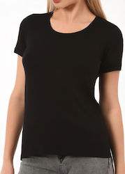Elite Kurzärmelig Black Damen T-Shirt Elite Kurzärmelig Black Damen T-Shirt