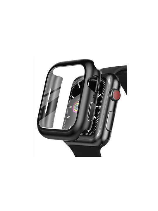 Пластмасов Калъф в Черен цвят за Apple Watch 41 мм