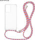 Sonique Armor Clear Silicone Case with Cord for...