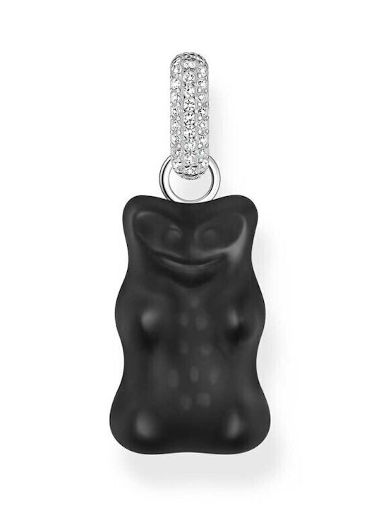 Thomas Sabo Klemmanhänger Tier mit Zirkon Schwarz
