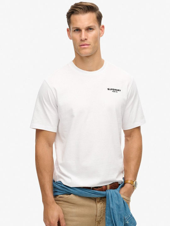 Superdry Αθλητικό T-shirt Brilliant White