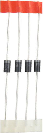 FR205 Δίοδος Fast με Τάση 600V και Ένταση 2A 4τμχ FR205G