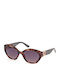 Guess Ochelari De Soare Pentru Femei Cu Ramă Neagră Tartarugă Din Plastic Și Lentile Gri Degrade GU00104 55B