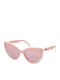 Emilio Pucci Damen Sonnenbrille mit Rosa Kunststoff Gestell und Rosa Linse EP0196 74Y