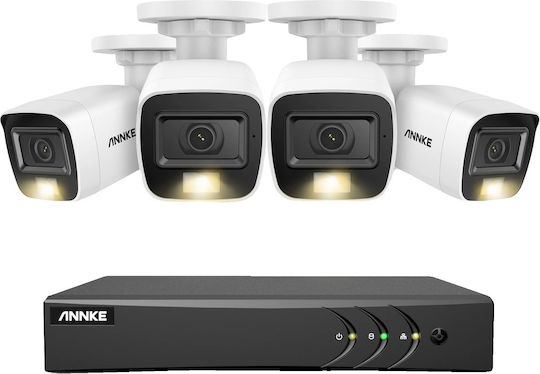 8ch Dvr Cctv Security System 5mp Ultra Hd Resolution Infrared Night Vision 3k Cmos Camera None