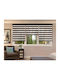 Tpster Roller Blinds Partial Blackout Brown W60xH180cm 36957