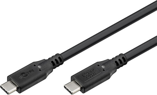 Goobay USB 4 Cable USB-C Male - USB-C 100W PD Black 1.5m 74196
