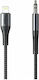 KLGO 3.5mm to Lightning Cable Μαύρο 1m