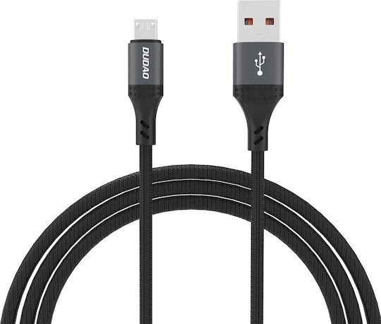 Dudao Braided USB 2.0 to Micro USB Cable Black 1.2m 304004-181519 1 Piece