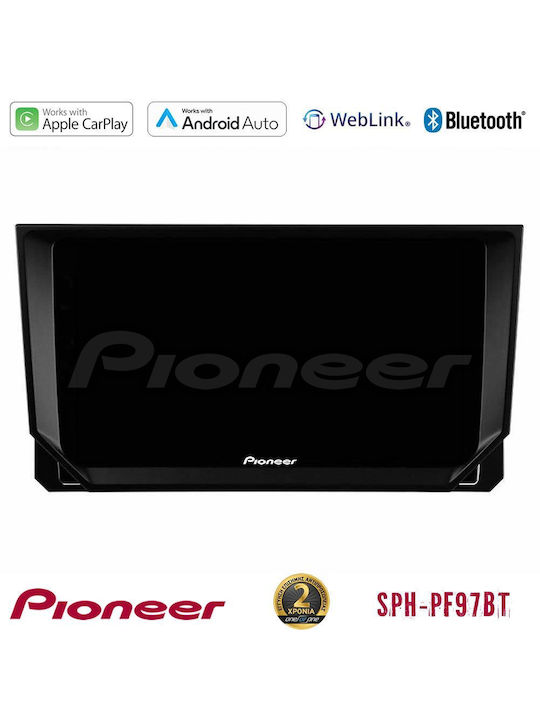 Pioneer Автомобилна Аудио Система (Блутут/USB/WiFi/GPS/Apple-Carplay/Android-Auto) с Тъчскрийн 9"