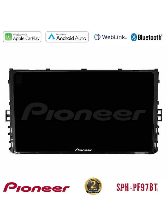 Pioneer Автомобилна Аудио Система (Блутут/USB/WiFi/GPS/Apple-Carplay/Android-Auto) с Тъчскрийн 9"