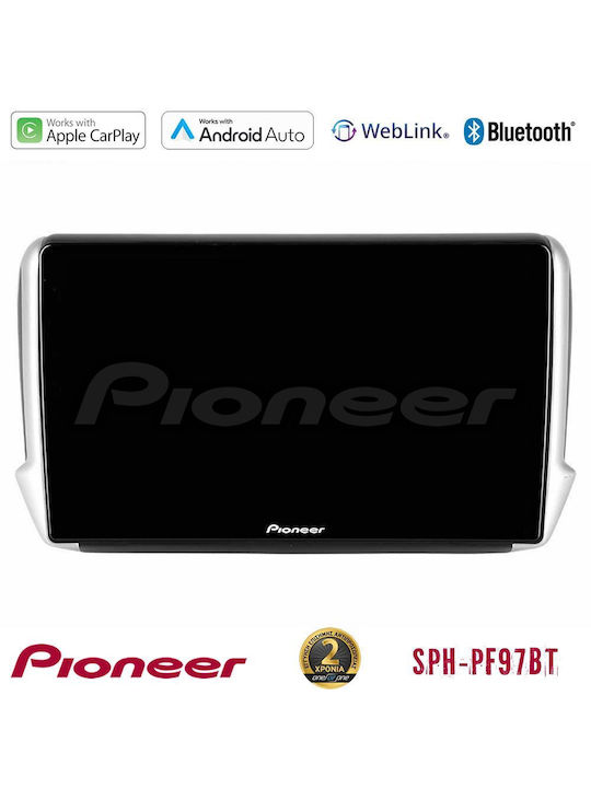 Pioneer Автомобилна Аудио Система (Блутут/USB/WiFi/GPS/Apple-Carplay/Android-Auto) с Тъчскрийн 9"