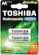 Toshiba Επαναφορτιζόμενες Μπαταρίες AA 2000mAh ...