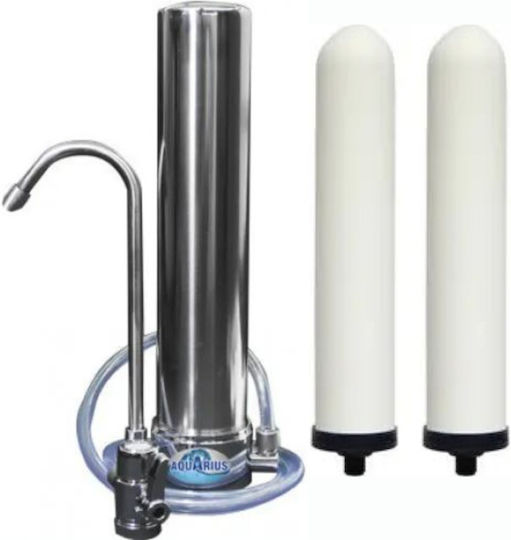 Aquarius A5 Wasserfiltrationssystem Arbeitsplatte mit Wasserhahn & Ersatzfilter Aquarius K5 0,5 μm, Aquarius Κ5 0,5 μm Aquarius A5 Wasserfiltrationssystem Arbeitsplatte mit Wasserhahn & Ersatzfilter Aquarius K5 0,5 μm, Aquarius Κ5 0,5 μm