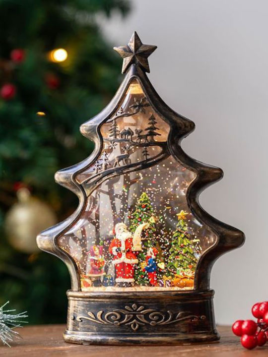 cu lumină LED Decorațiune de Crăciun Braduleț 30cm. Electrică De masă