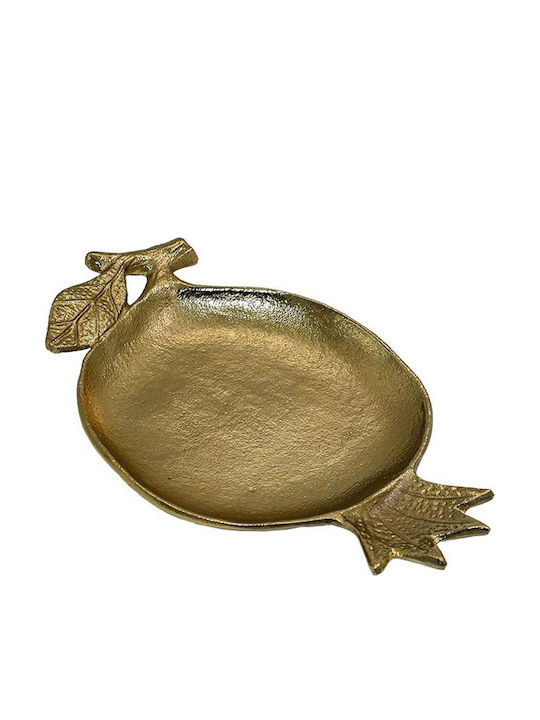 Fylliana Tavă Decorativă Metal Rotundă 26x16x4cm 1buc