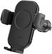 Foneng Cp101 Car Mobile Mount with Adjustable Hooks and Wireless Charging Black