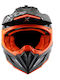 Axor X-Cross Dual Black Orange Мотоциклетна каска On-Off ECE 22.06 1600гр с Sunvisor