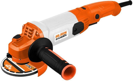 Ruris RA1100V Τροχός 115mm Ρεύματος 1000W με Ρύθμιση Στροφών