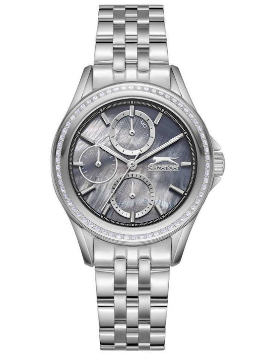 Slazenger Women's Watch with Silver Metal Bracelet