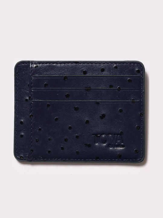 Leather Men's Wallet Cards Blue