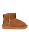 Conguitos Kids PU Leather Boots Tabac Brown