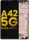 Οθόνη mit Touch-Mechanismus für Samsung A42 5G (Schwarz)