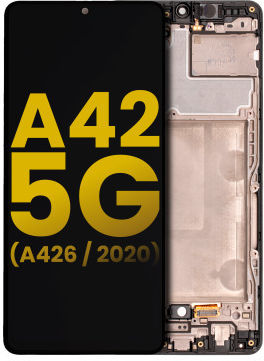 Οθόνη mit Touch-Mechanismus für Samsung A42 5G (Schwarz)