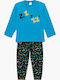 Minerva Kids' Pajamas Winter Cyber Blue