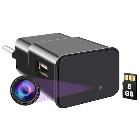 Iuni Ip1000 Spy Camera Usb Charger 8gb Wifi 4k View Audio-video P2p