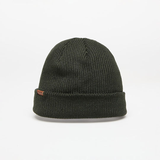 Beanie Unisex Σκούφος Πλεκτός σε Χακί χρώμα