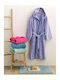 Palamaiki Kids Hooded Bathrobe Lilac