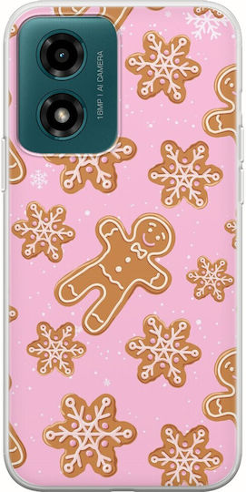 Gingerbread Motorola Moto G04s Flexible Tpu Διάφανη Σιλικόνη