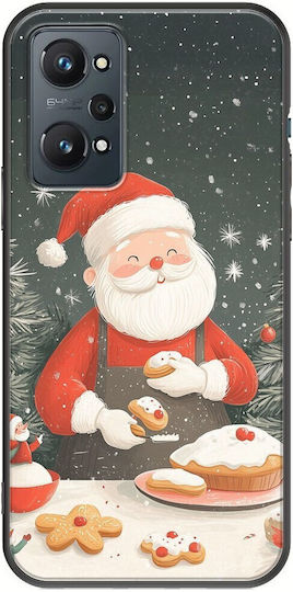 Santa Pastry Realme GT 2 5G Schwarzes TPU Schwarzes Silikon