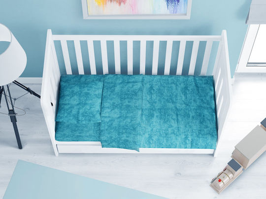 Dimcol Baby Duvet Cover turquoise 120x160cm