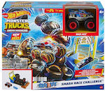 Hot Wheels Track Monster Truck Smash Race Challenge for 3++ Years