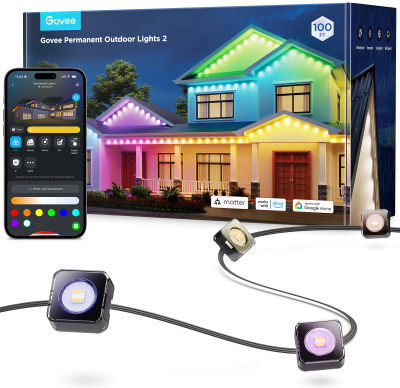 Govee Αδιάβροχη Smart Ταινία LED Wi-Fi RGBW Φως 30m