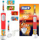 Oral-B Vitality Pro Children's Electric Toothbrush with Chronograph for 3+ Years Lion King with Travel Case
