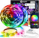 Zafit Inteligent Bandă LED Wi-Fi RGB Lumină 10m Tip SMD5050 cu Telecomandă