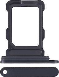 Slot Card Sim Negru pentru iPhone 16 Pro Max