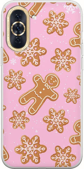 Прозрачен силиконов калъф Gingerbread Huawei Nova 10 от гъвкав TPU