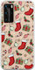 Cute Xmas Huawei P40 Pro Flexible Tpu Διάφανη Σιλικόνη