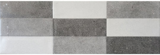 Keratile Cell Floor / Kitchen Wall / Bathroom Matte Tile 75x25cm Desert Grey