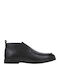 Leder Schwarz Herrenstiefel