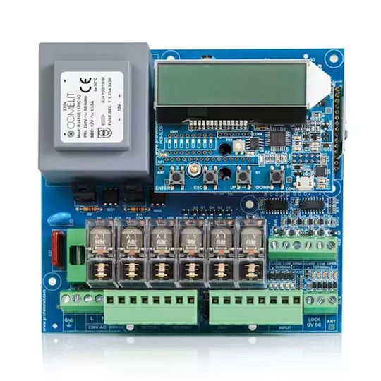 Profelmnet 4114 Lcd Ηλεκτρονικός Πίνακας Ελέγχου Αυτοματισμός Μηχανισμό Ανοιγόμενης Πόρτας