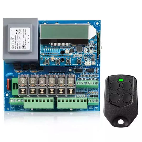 Profelmnet 4114 Lcd 1τ Ηλεκτρονικός Πίνακας Ελέγχου Αυτοματισμός Μηχανισμό Ανοιγόμενης Πόρτας