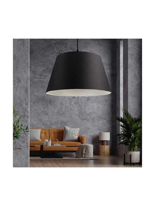 GloboStar Triangle Pendant Light Black with Socket E27 37x37x70cm