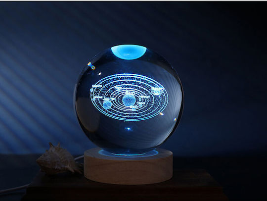Total Gift Decorative Lamp Crystal Ball Transparent